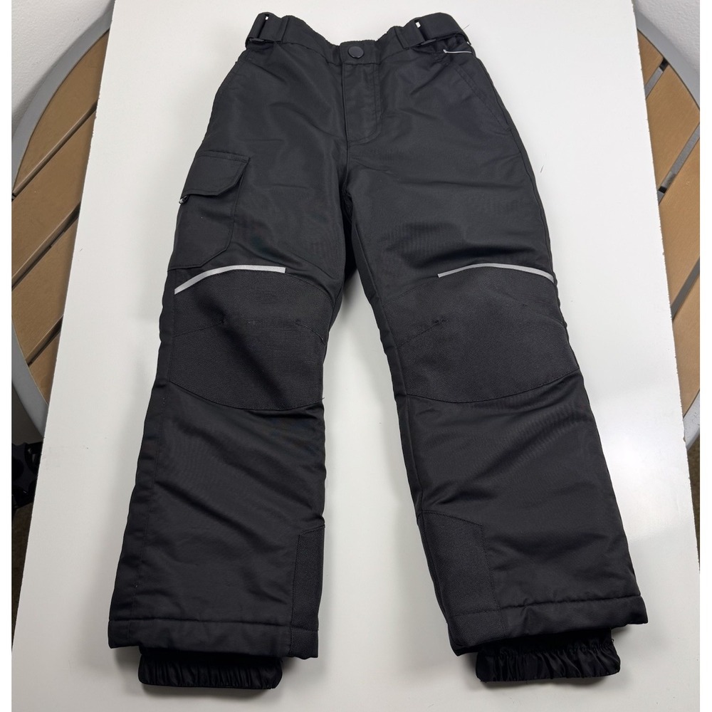 Swiss Tech Boys Black 2-Piece Ski Jacket & Snow Pants Outfit Set Size XS (4-5)